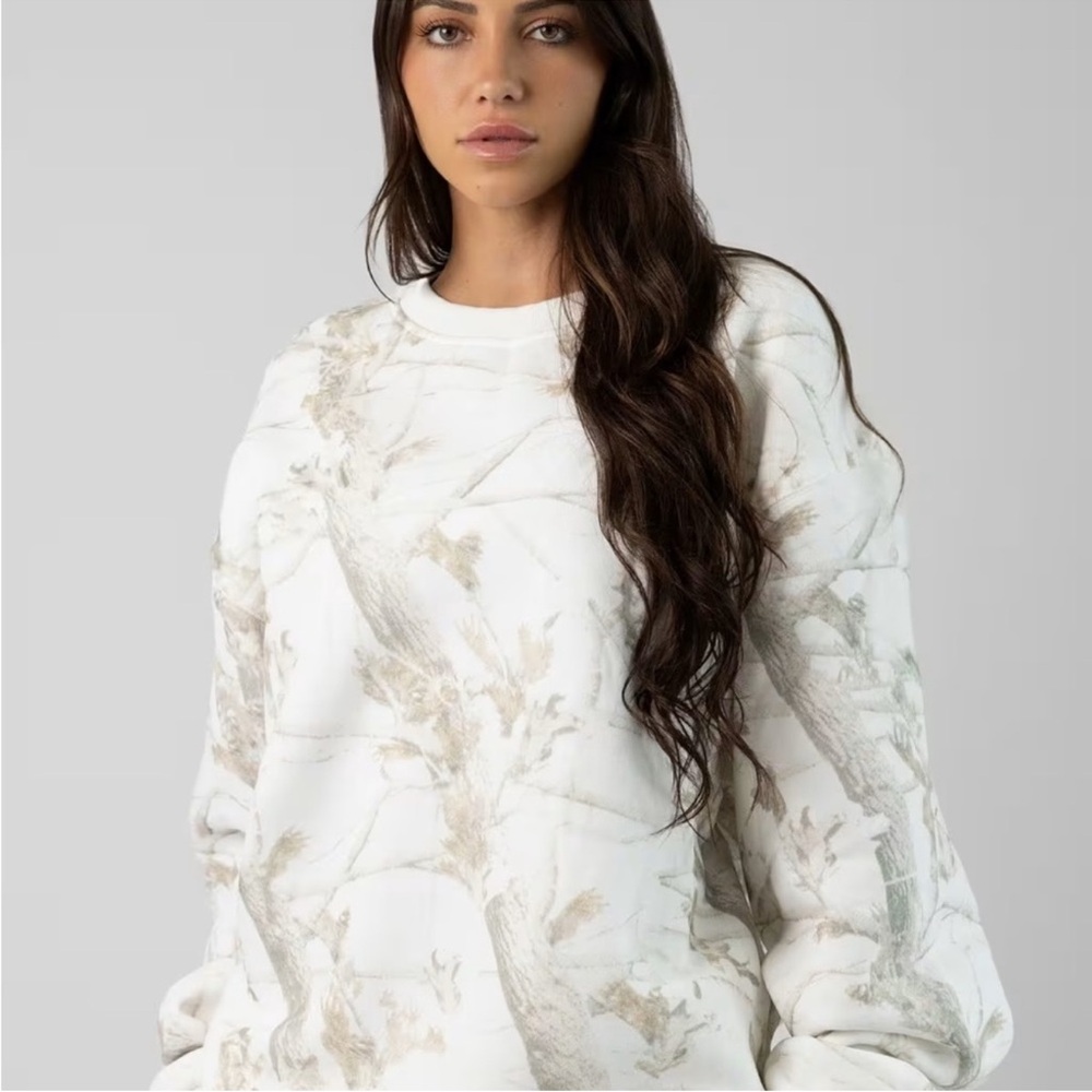 Comft white oak Camo Sweatshirt